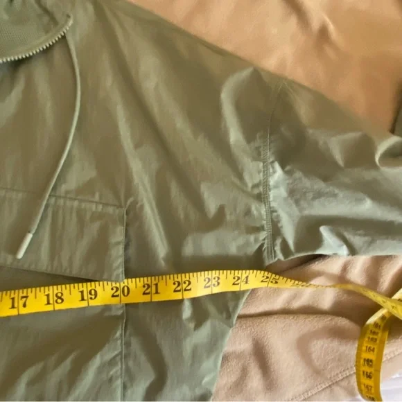 NWOT DSG Sage Green Hooded Twitch Cropped Utility Jacket XS - Picture 10 of 11